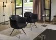 Cierre Boheme Dining Armchair with Swivel Base