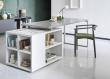 Isola Home Office Desk With Bookcase
