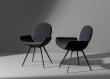 Bonaldo Youpi Dining Chair with Metal Legs