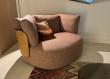 Porada Calin XL Armchair With Swivel Base - In Stock - Immediate Delivery