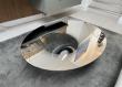 Glas Italia Nacre Coffee Table With Hole - Ex Display - Immediate Delivery