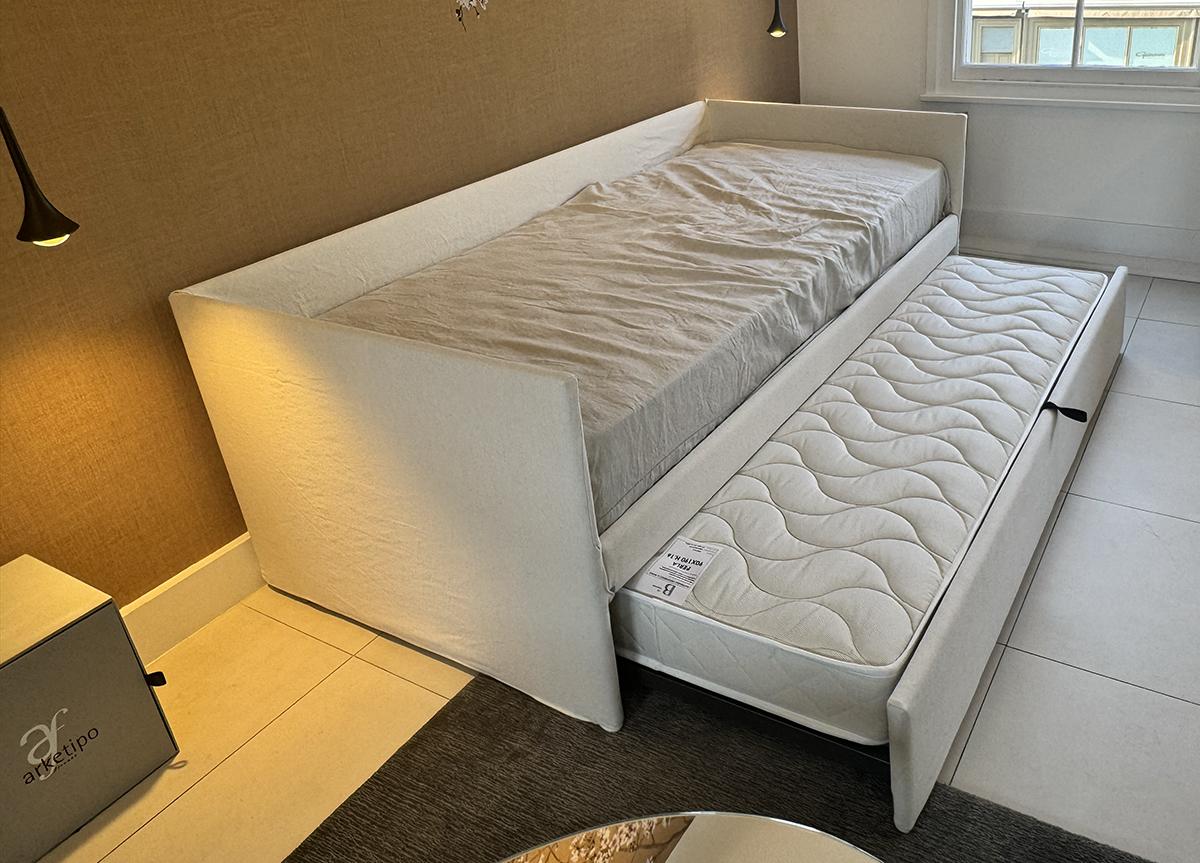 Battistella Single Bed With Second Bed & Mattresses - In Stock