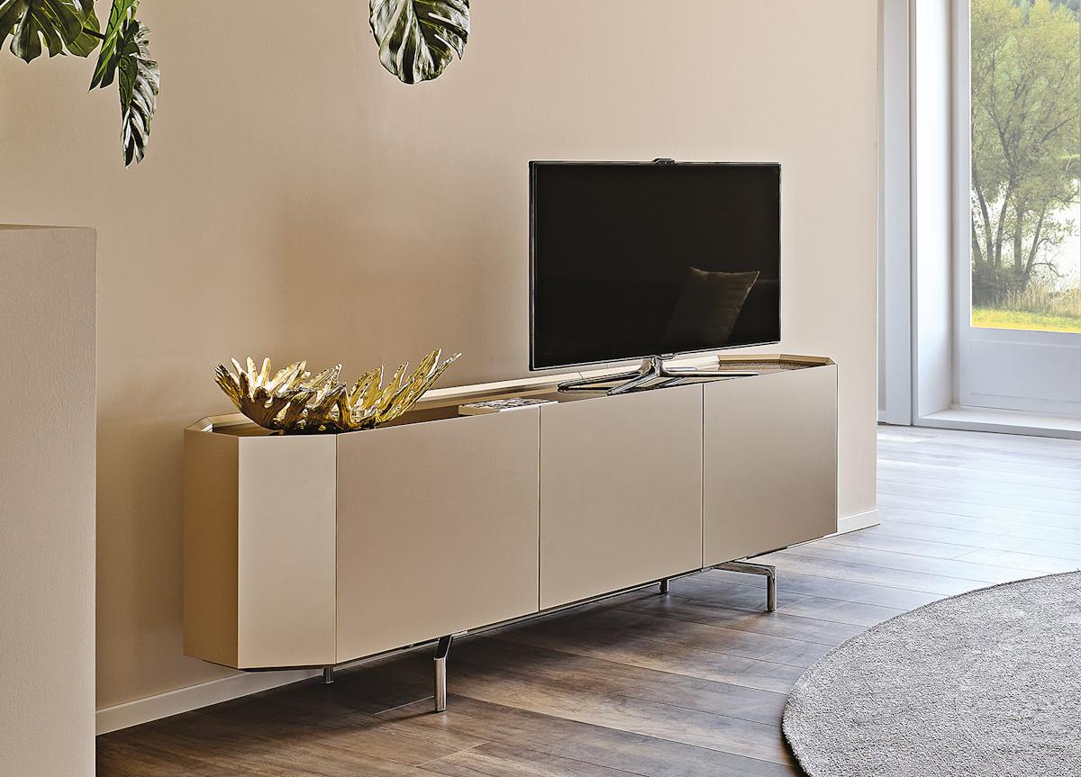 Cattelan Italia Chelsea Sideboard with Metal Base