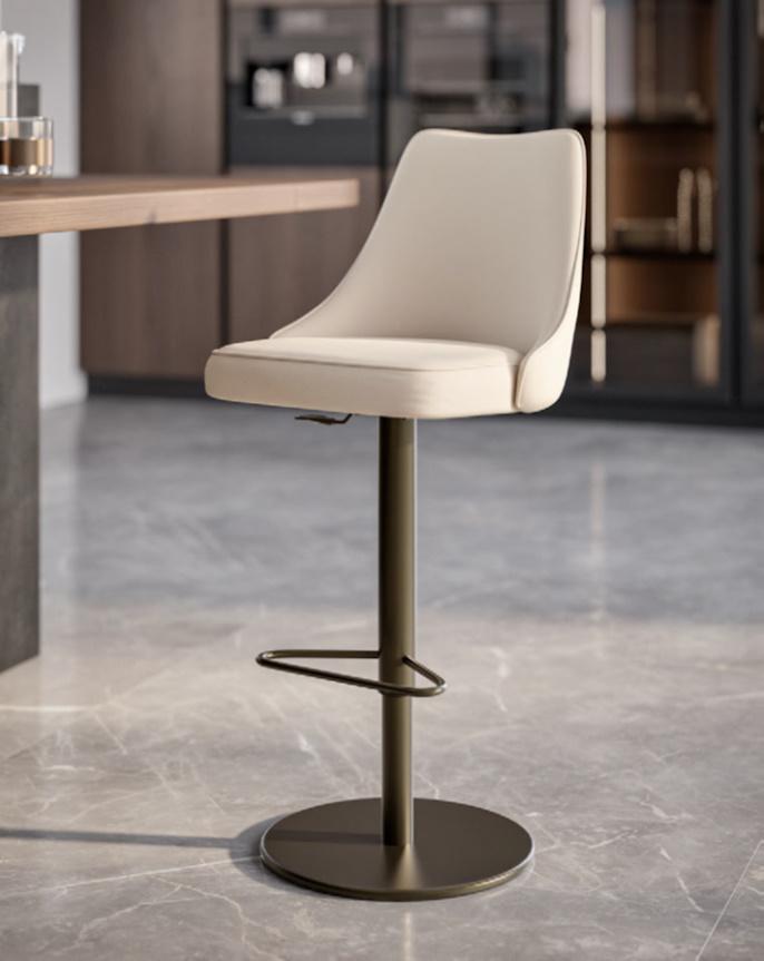 Bontempi Clara Swivel Bar Stool - Quickship Version
