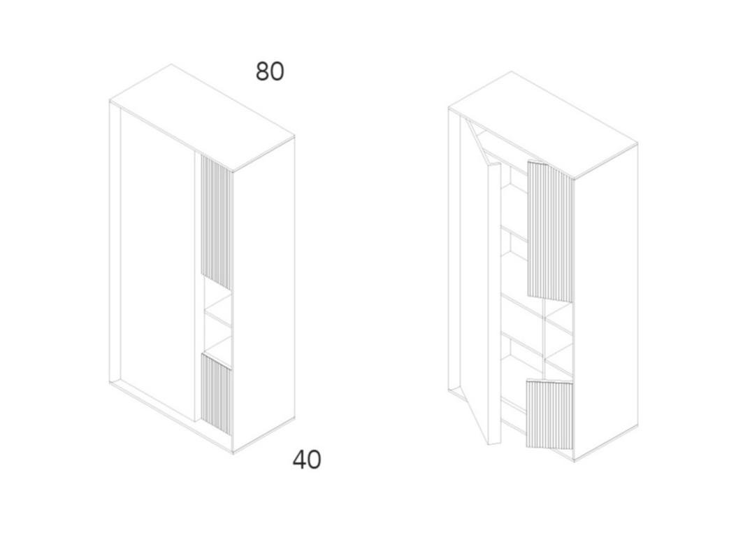 Dunas Mix Tall Sideboard