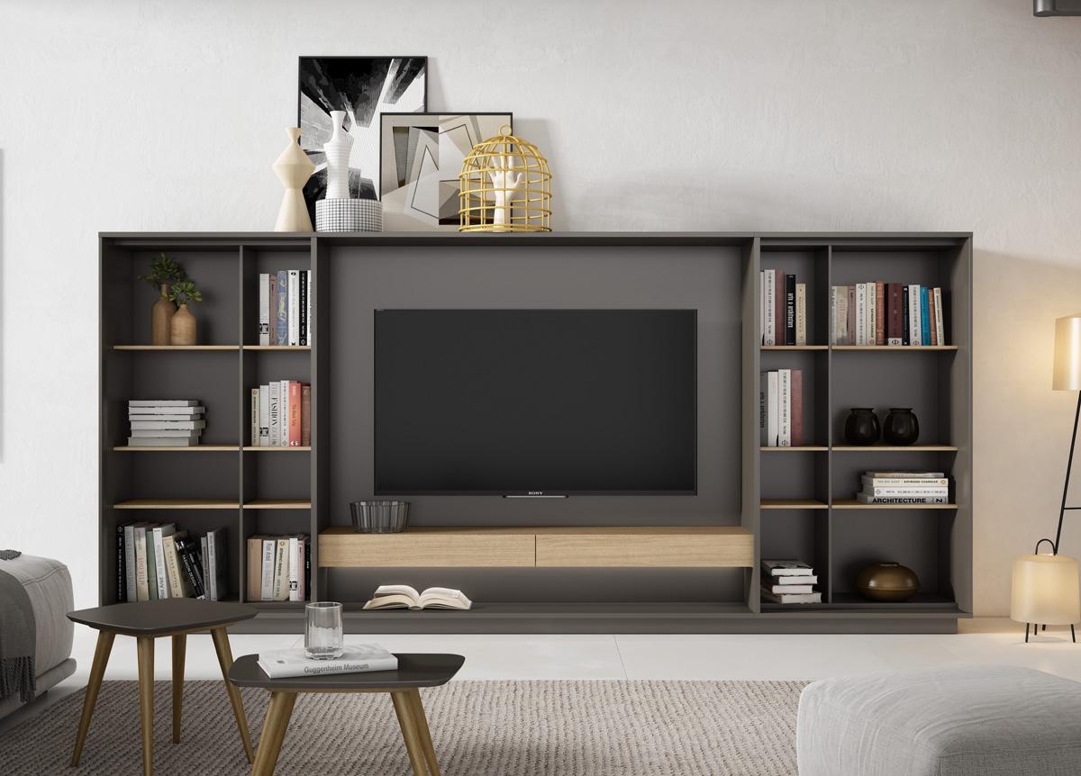 708 Bookcase & TV Unit