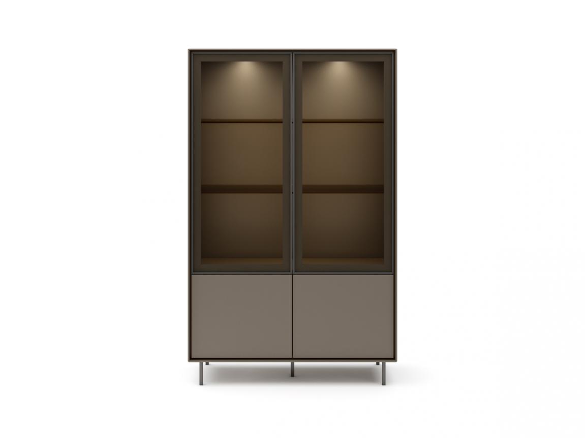 715 Glass Front Cabinet