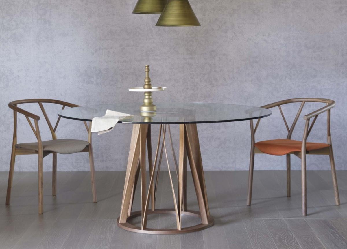 Miniforms Acco Round Glass Dining Table Miniforms Furniture At
