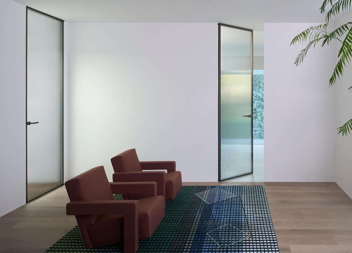 Glas Italia Aladin Swing Plain Glass Doors
