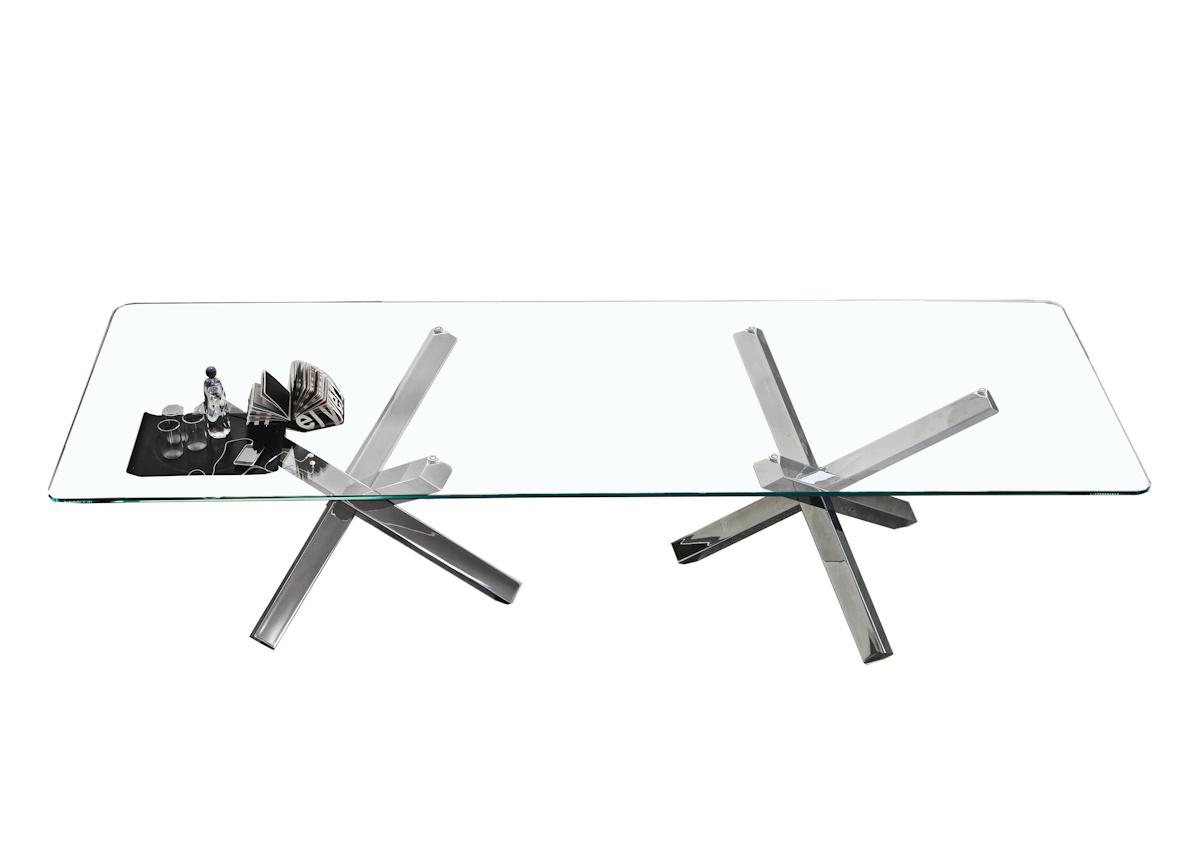 Sovet Italia Aikido Two Bases Dining Table