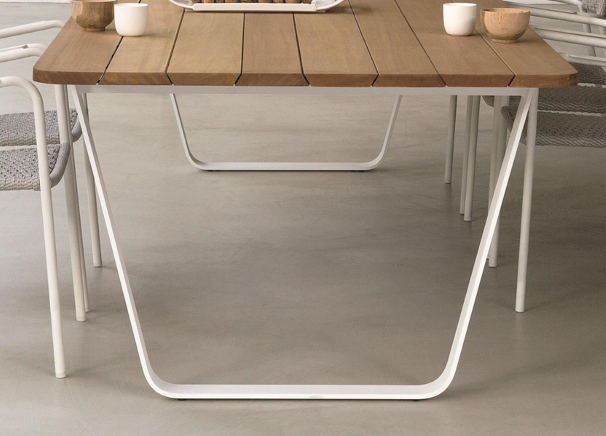 Manutti Air Garden Table - Iroko Hardwood Top - Now Discontinued