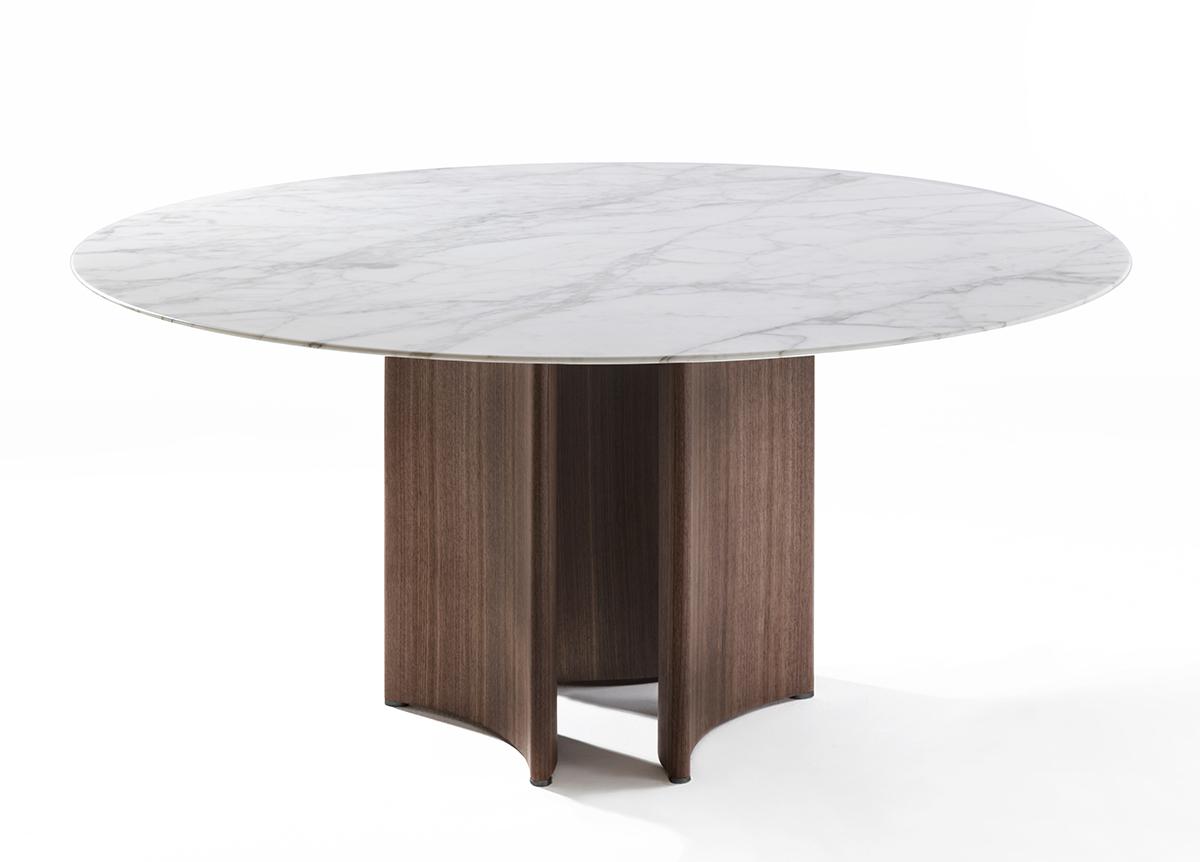 Porada Alan Tondo Marble Dining Table