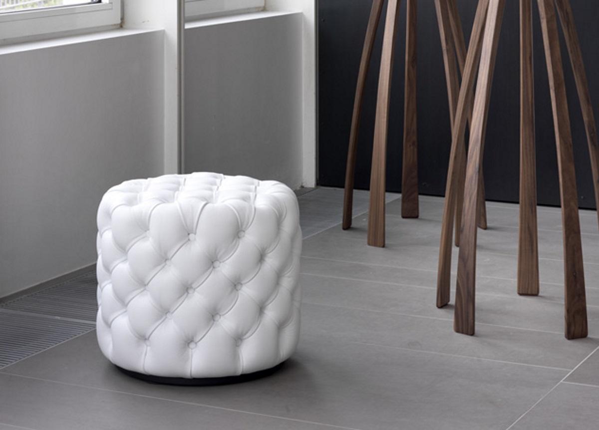 Porada Alcide Round Pouf