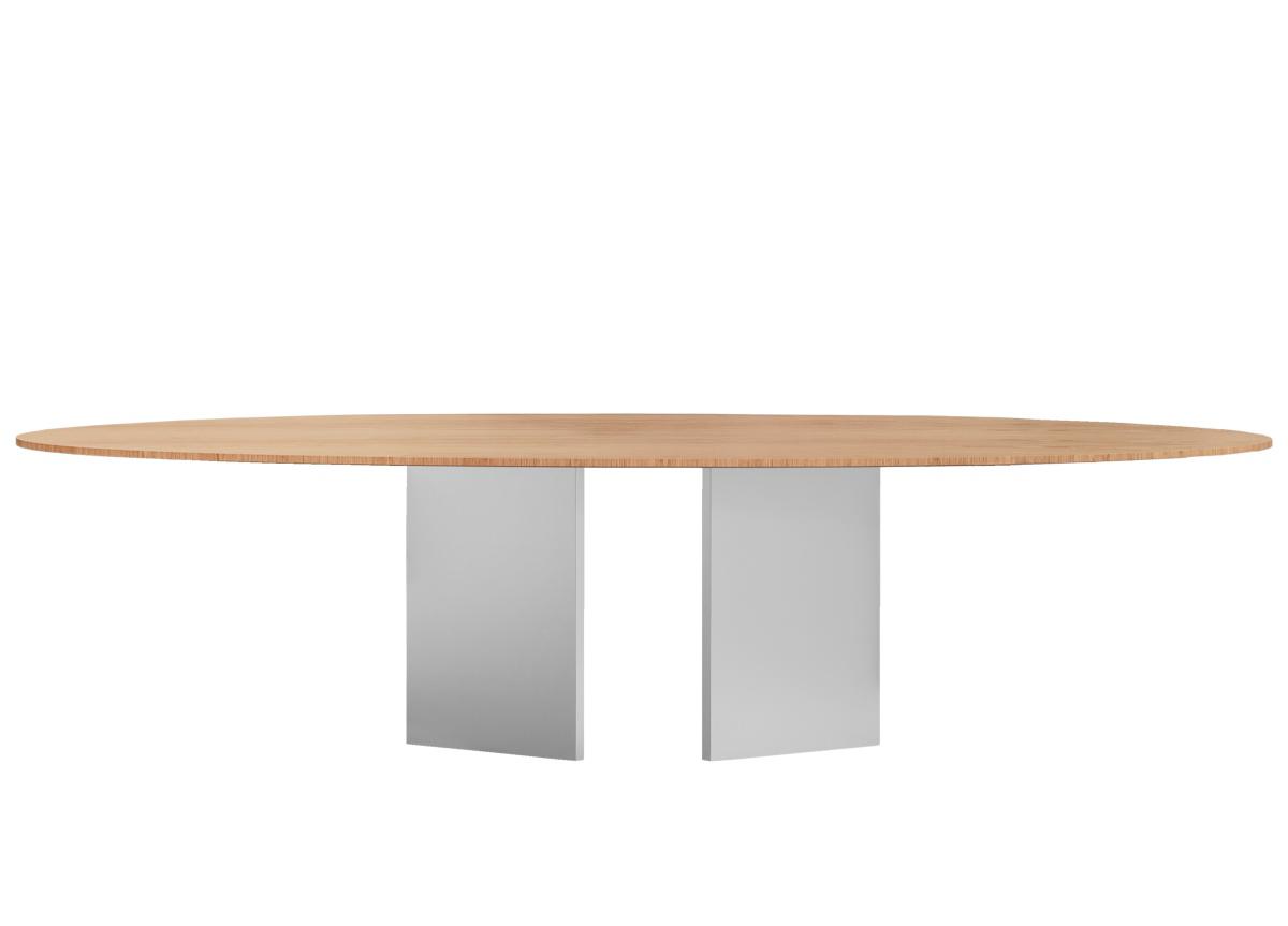 Miniforms Albio Dining Table with Mirrored Base