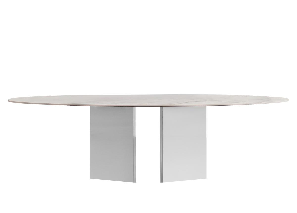 Miniforms Albio Dining Table with Mirrored Base