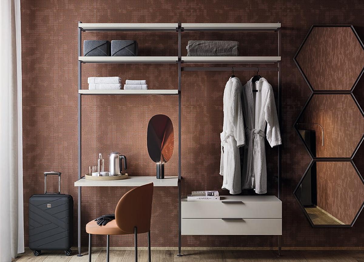 60cm wide wardrobe store with drawers
