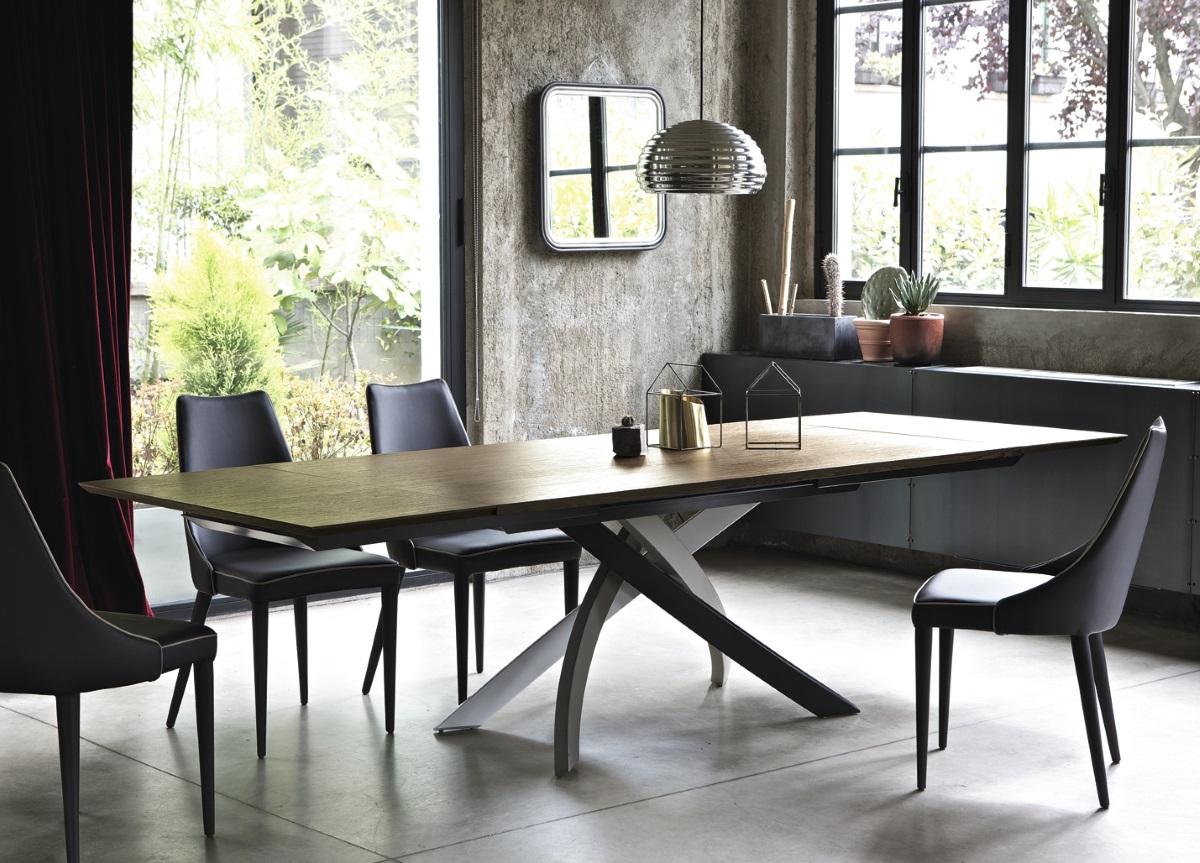 Bontempi Artistico Extending Wood Dining Table