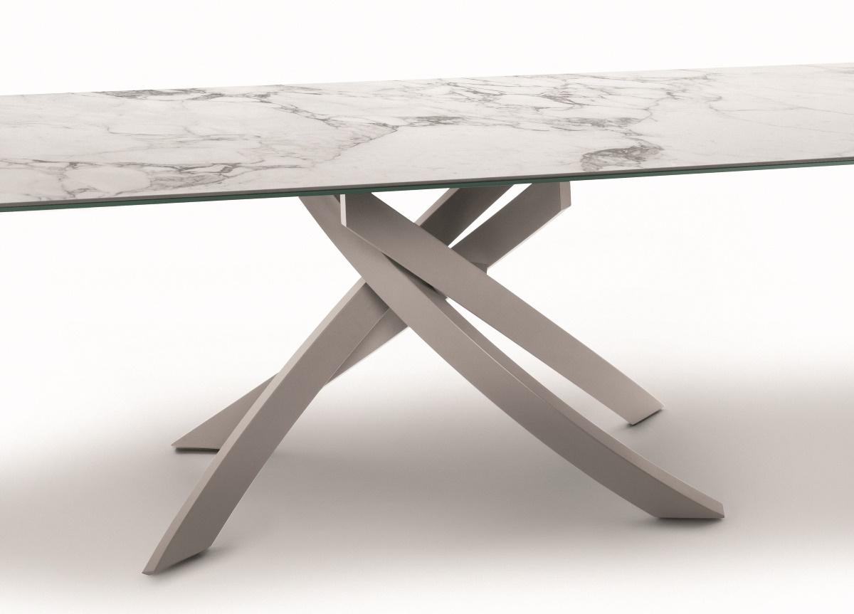 Bontempi Artistico Extending Marble/Ceramic/Concrete Table