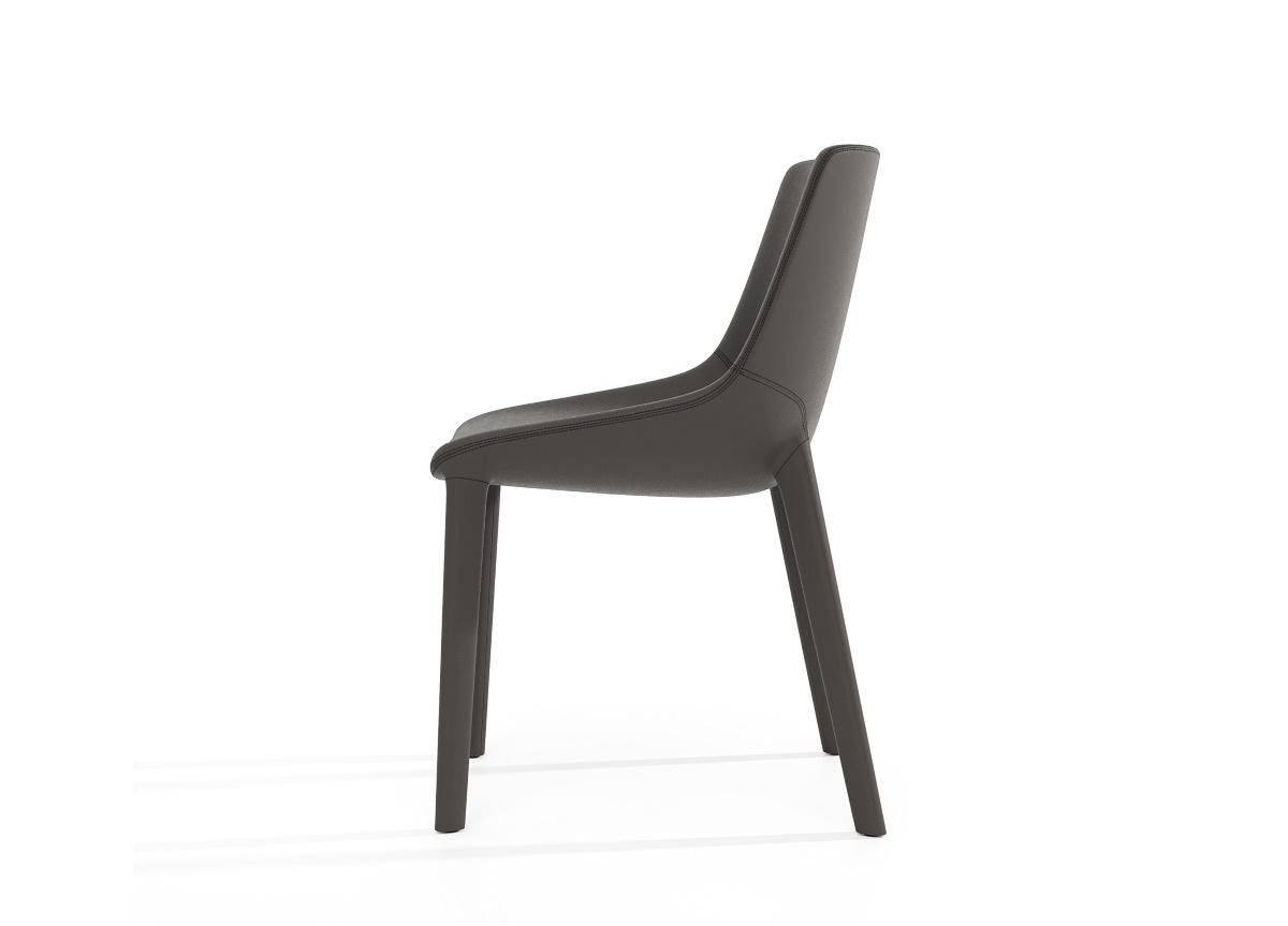 Bonaldo Artika Dining Chair with Covered Legs