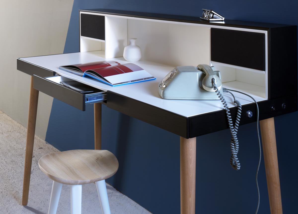 Miniforms Bardino Desk with Bluetooth Speakers - Now Discontinued