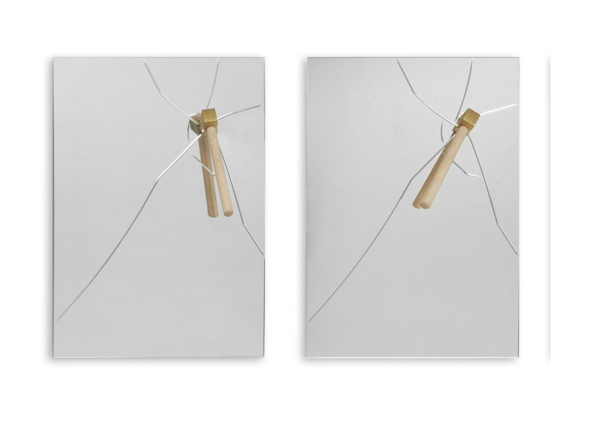 Mogg Bastaaa Mirror with Hooks - In Stock