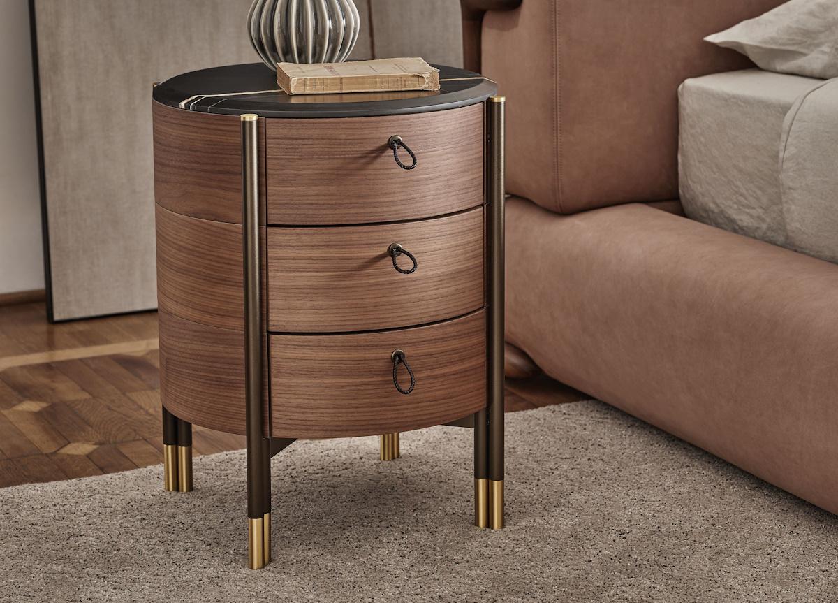 Porada Bayus Tondo 3 Bedside Table