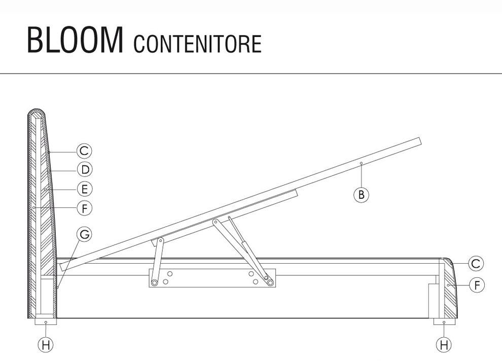 Bonaldo Bloom Storage Bed