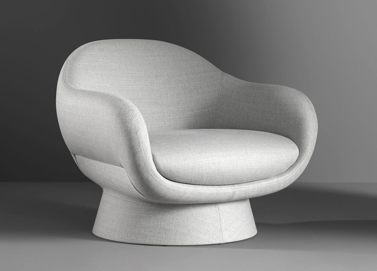 Bonaldo Boolean Armchair with Covered Base