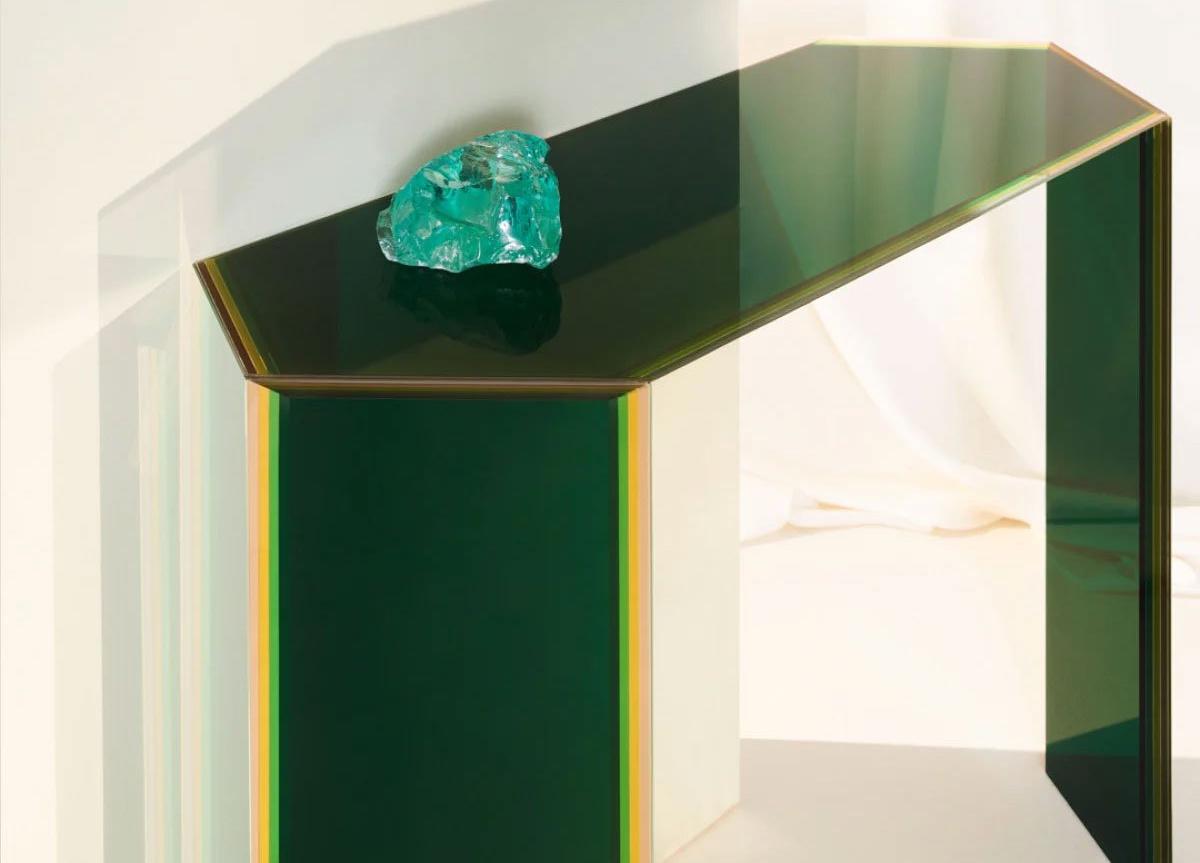 Glas Italia Bisel Console Table