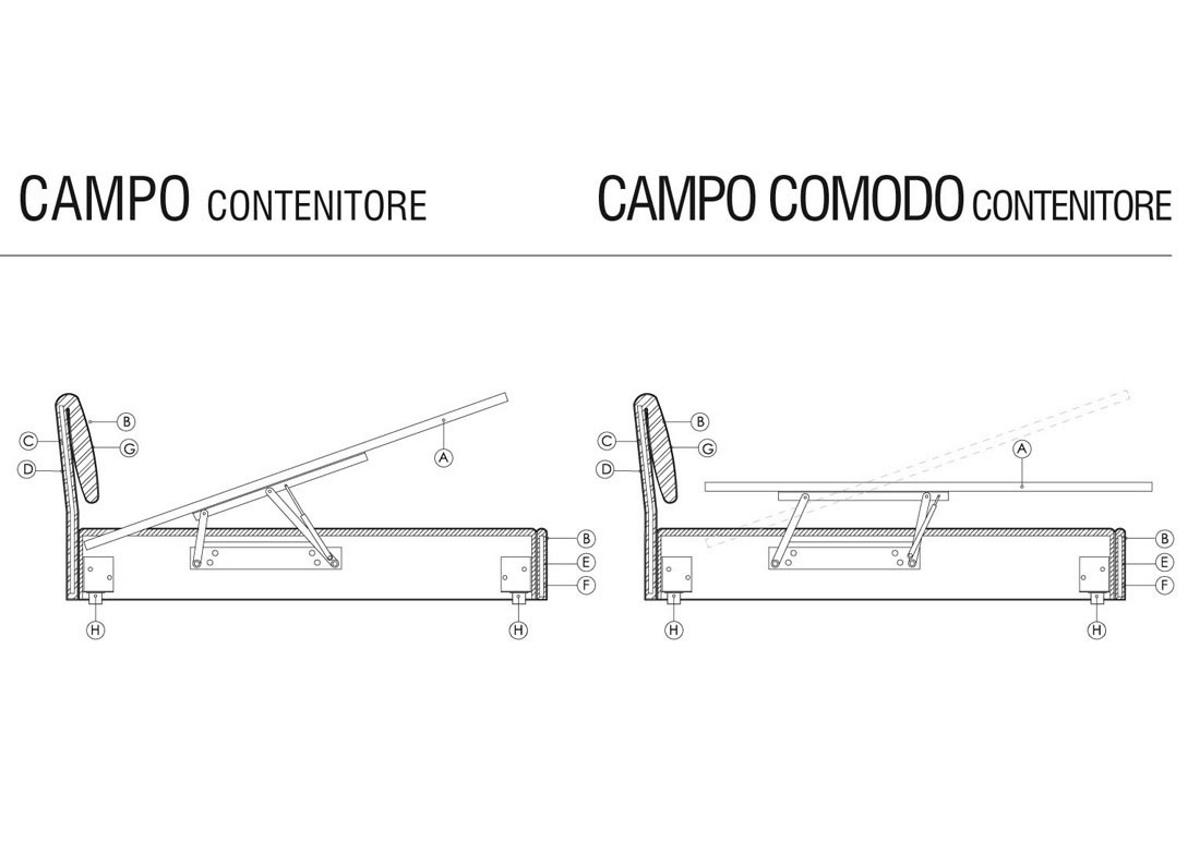 Bonaldo Campo Storage Bed