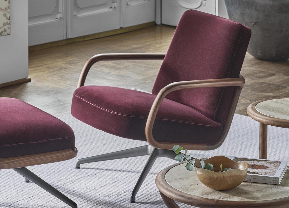 Porada Cuna Low Back Armchair