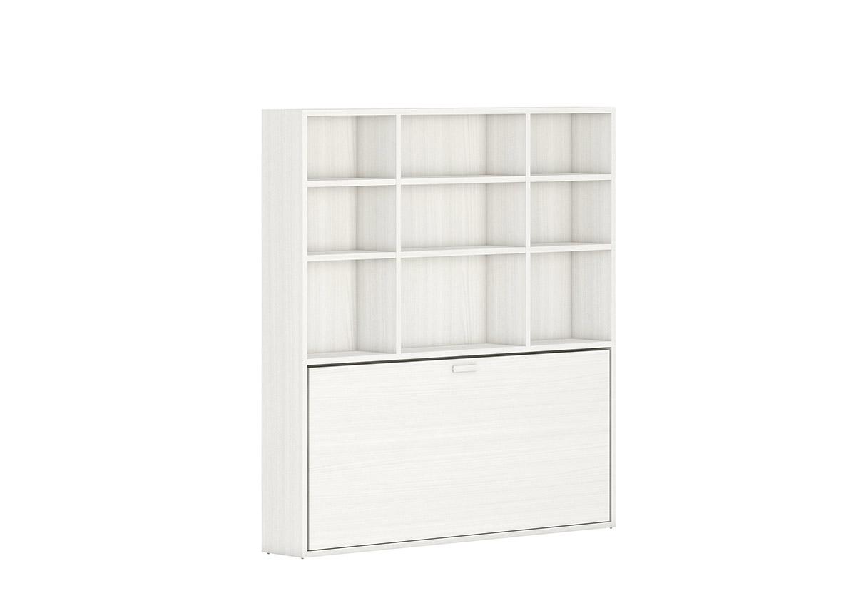 Cinquanta Wall Bed With Bookcase