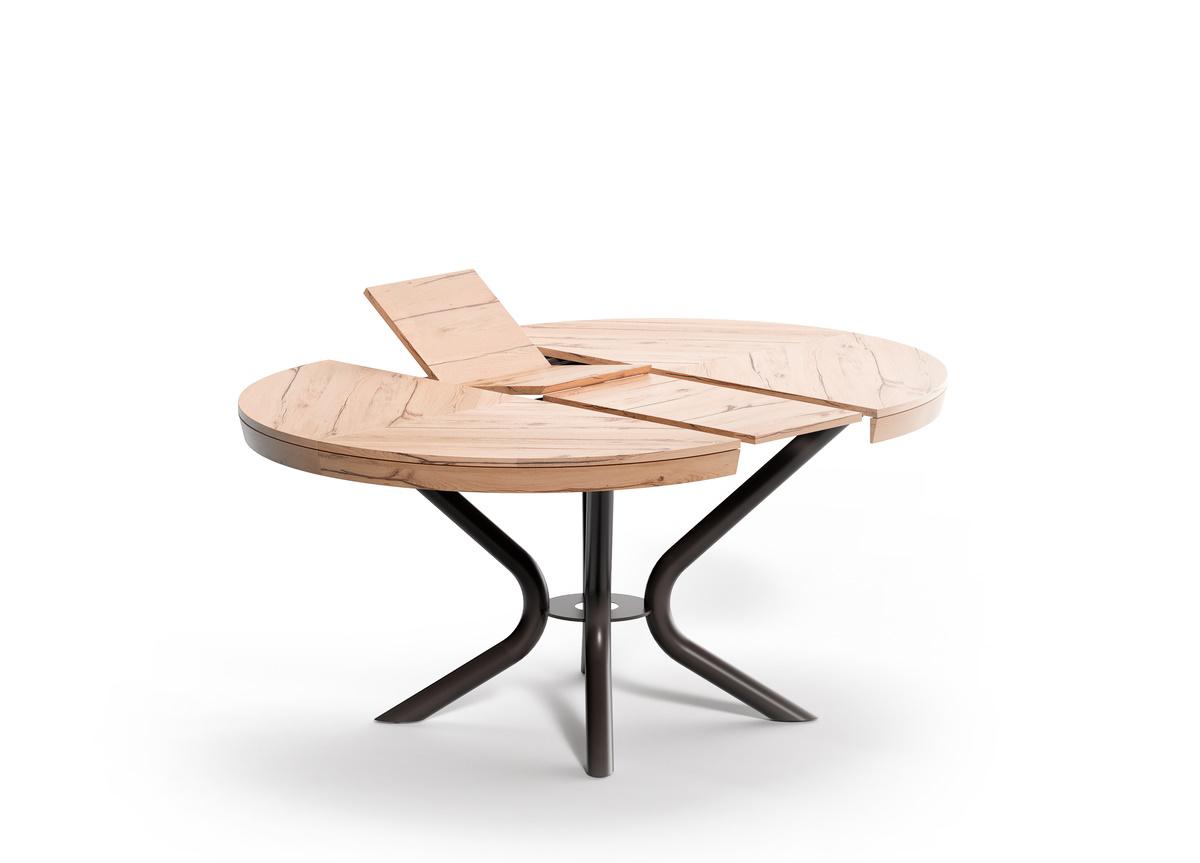 Ozzio Cirkle Round Extending Dining Table