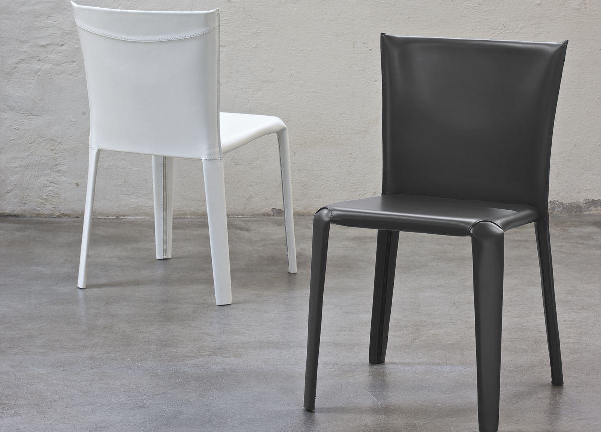 Bontempi Clark Leather Dining Chair - Now Discontinued