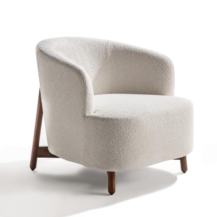 Porada Copine Armchair (Wood Frame)