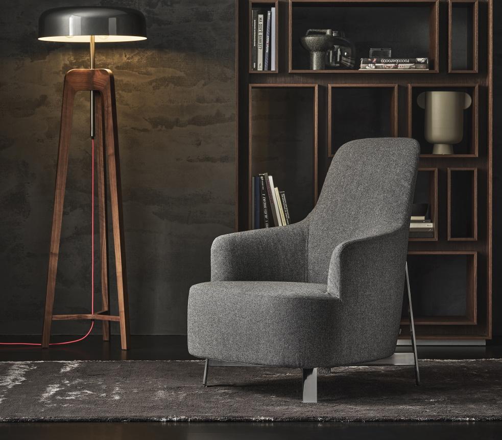Porada Copine Bergere Armchair (Steel Frame)  - Now Discontinued
