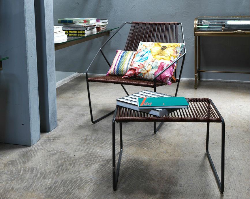 Missoni Home Cordula Low Leather Armchair - Now Discontinued