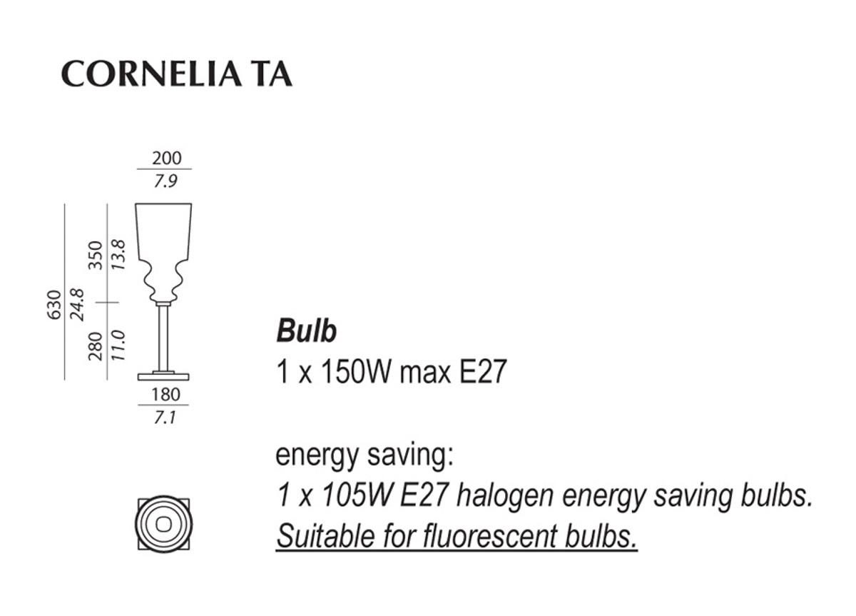 Contardi Cornelia Table Lamp - Now Discontinued