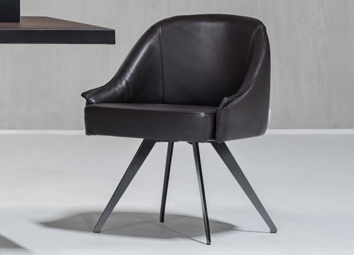 Cierre Boheme Dining Chair with Swivel Base