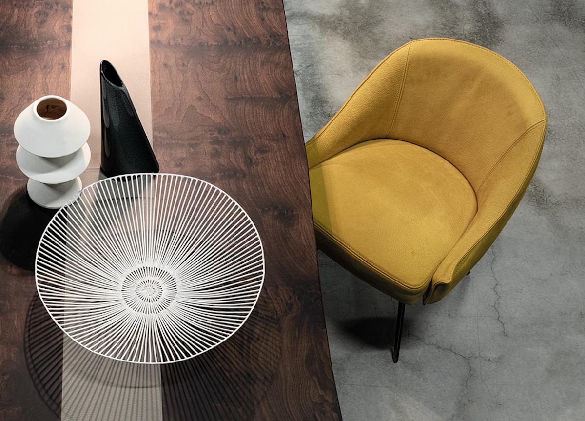 Cierre Boheme Dining Chair with Swivel Base