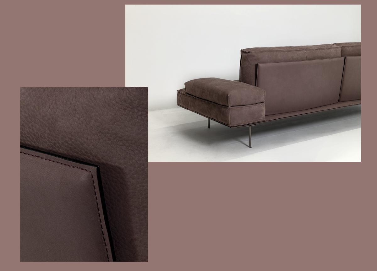 Cierre Vogue Cuoio Modular Sofa