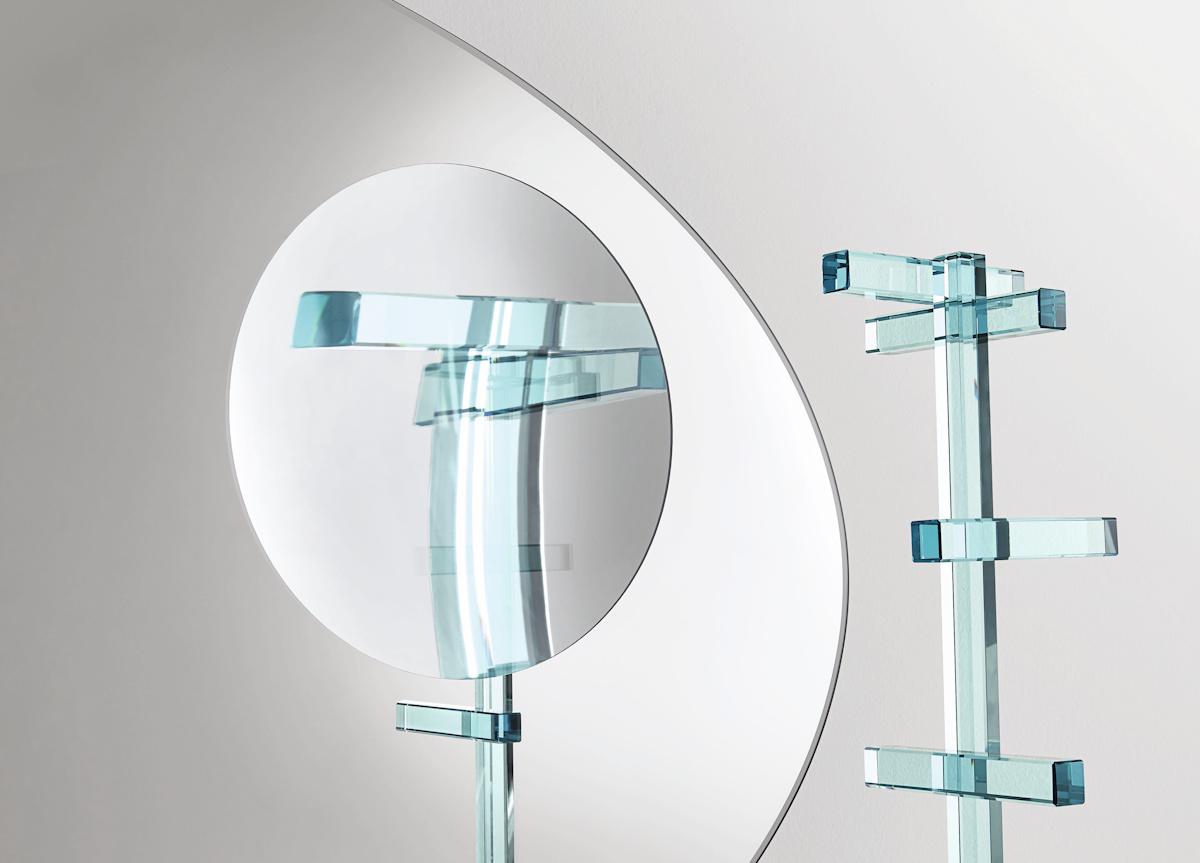 Glas Italia Celeste Mirror