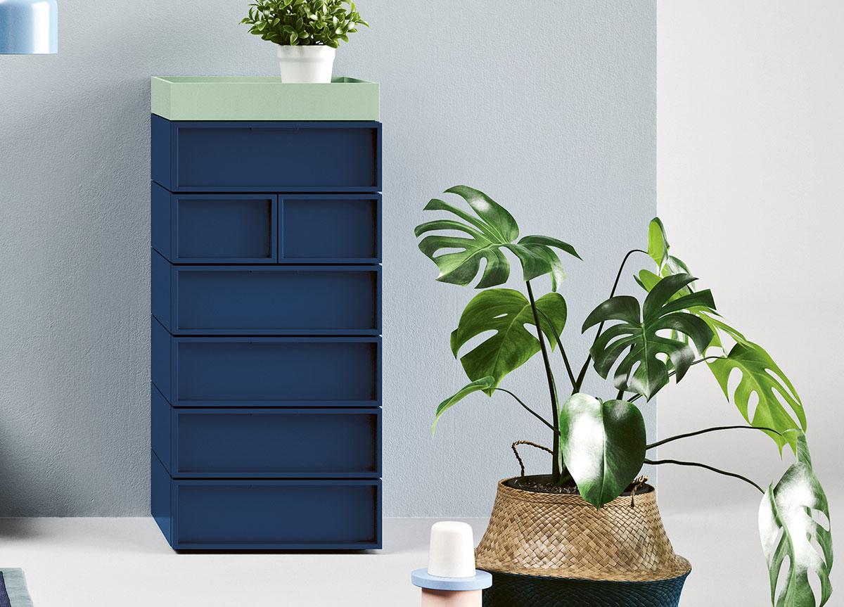 Novamobili Cube Tall Chest of Drawers