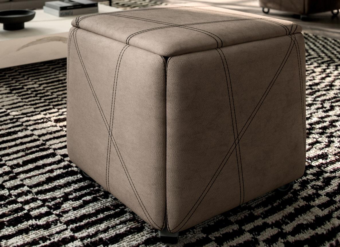 Ozzio Cubix Pouf With 4 Chairs