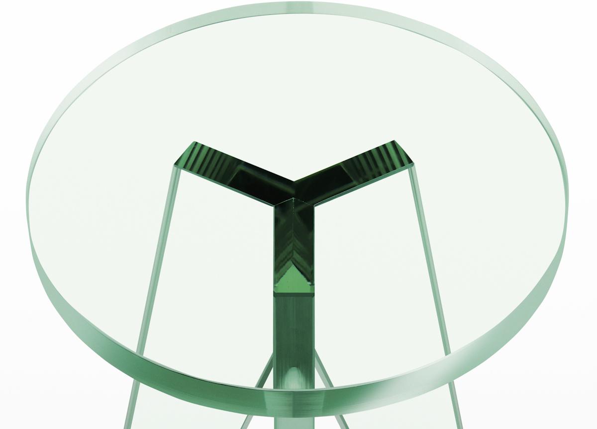 Glas Italia Crystal Stool/Side Table