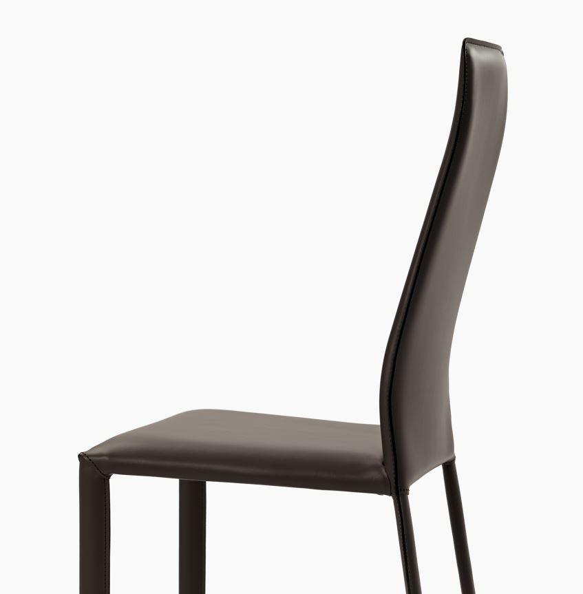 Bontempi Dalila Leather Dining Chair