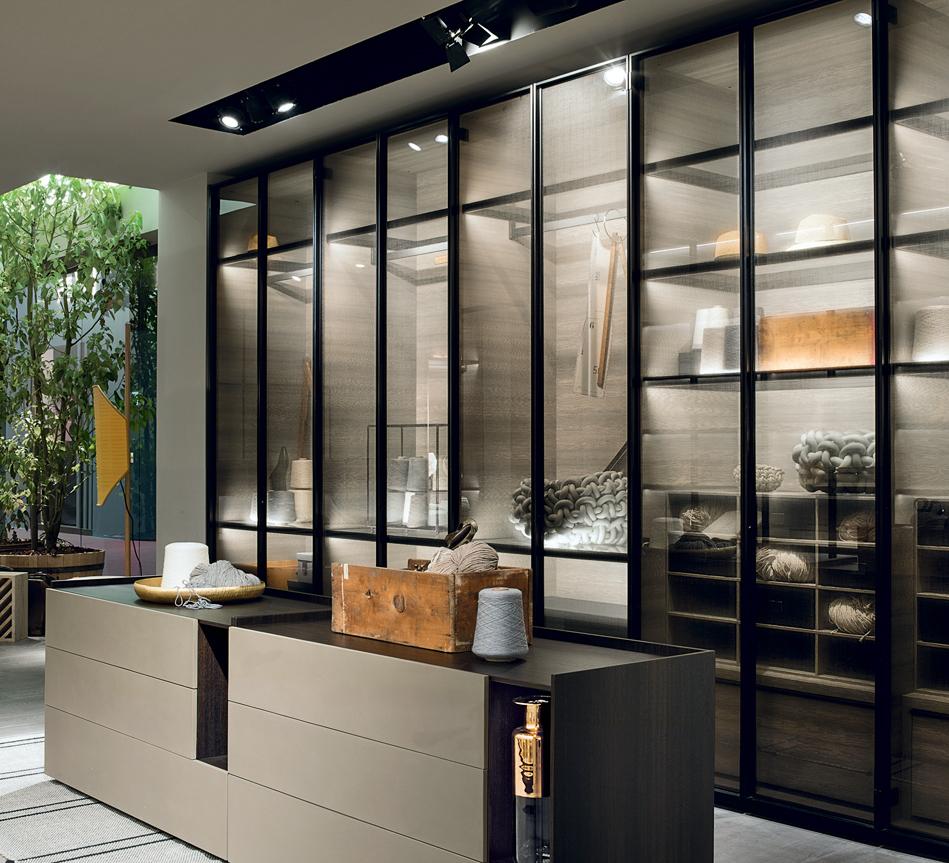 Lema Dandy Wardrobe (Fabric or Leather Doors)