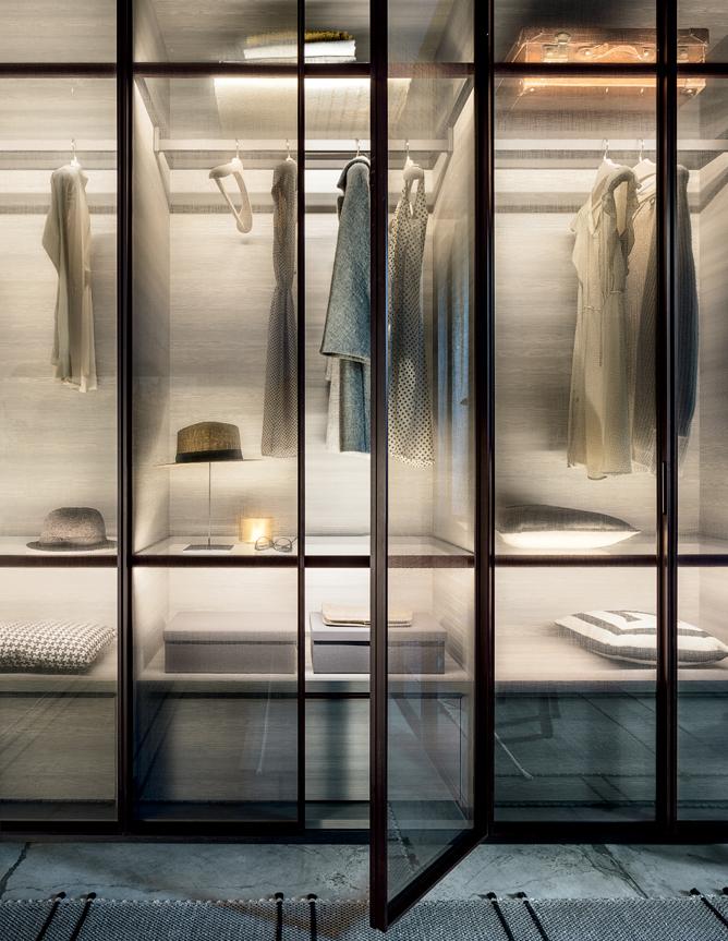 Lema Dandy Wardrobe (Fabric or Leather Doors)