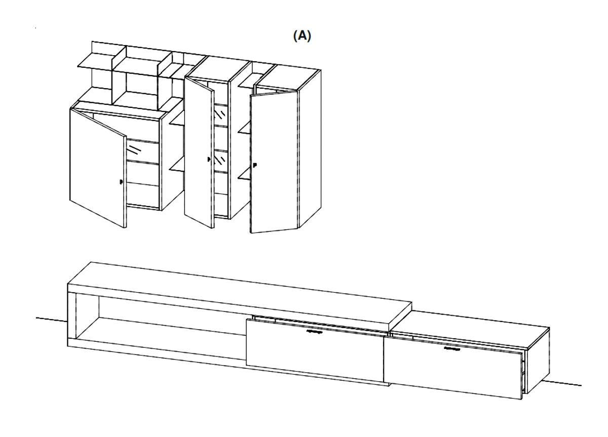 DaFre Day Wall Unit Composition 29