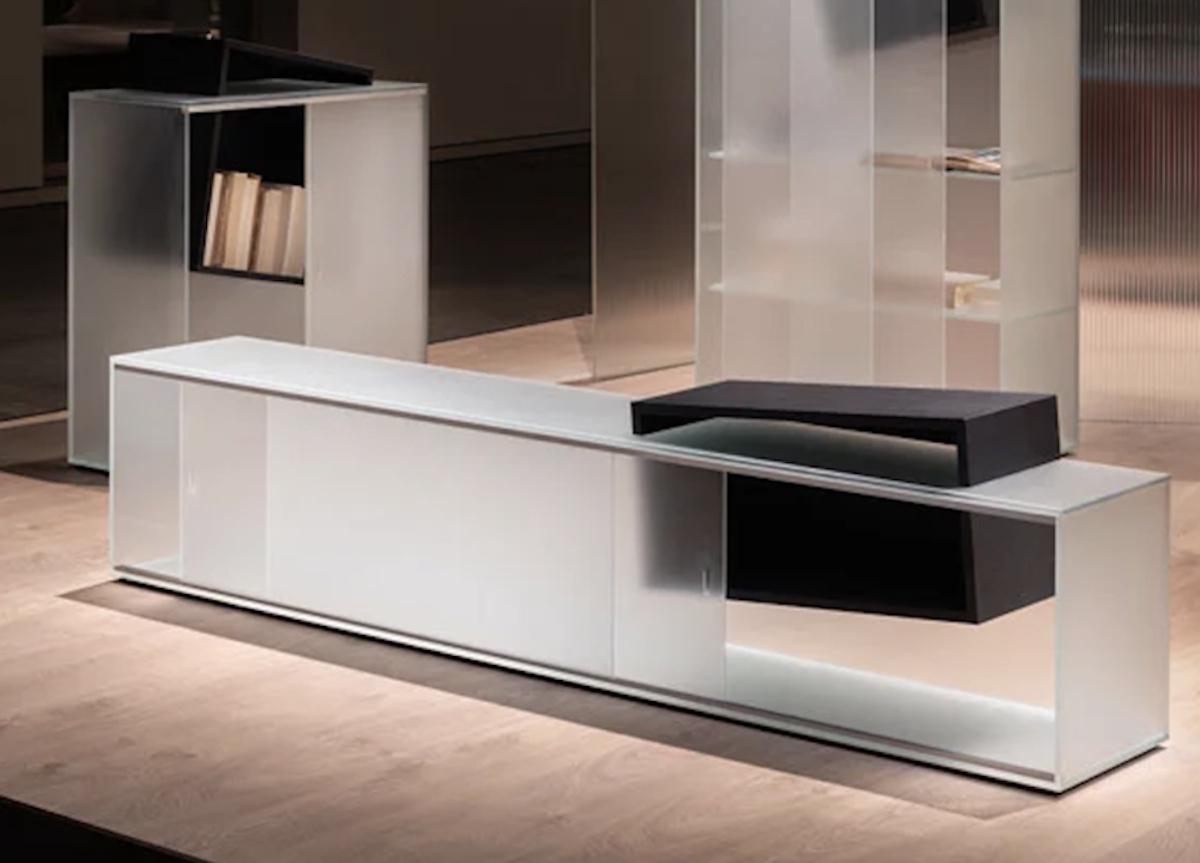 Glas Italia Drift Glass Sideboard